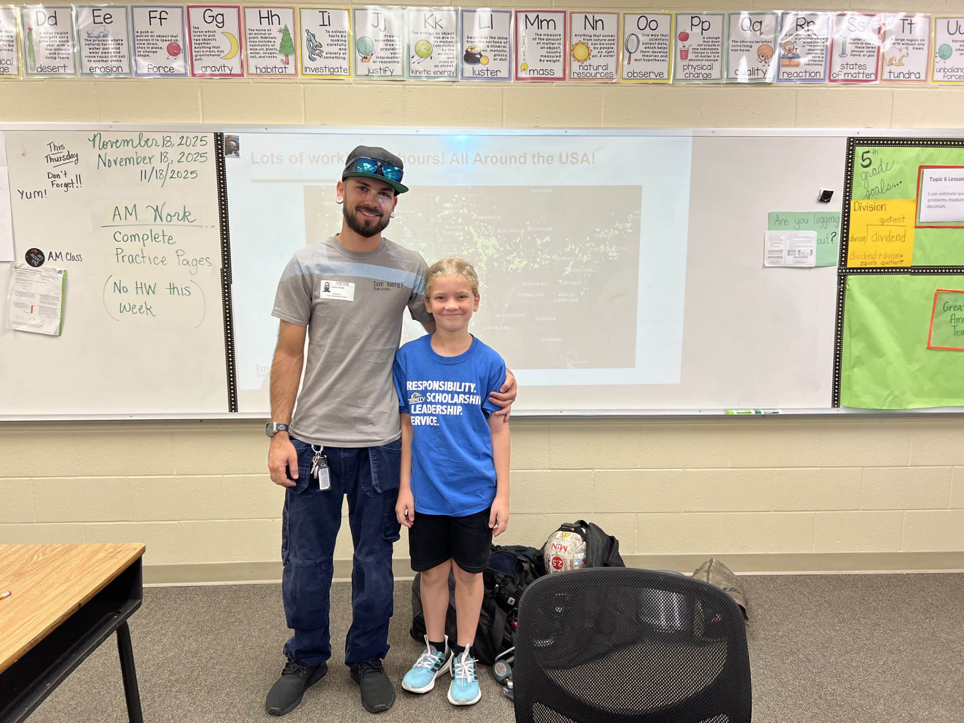 parent and student - <p>Check out these great photos from the Great American Teach-In!  A big THANK YOU to everyone who participated.</p>