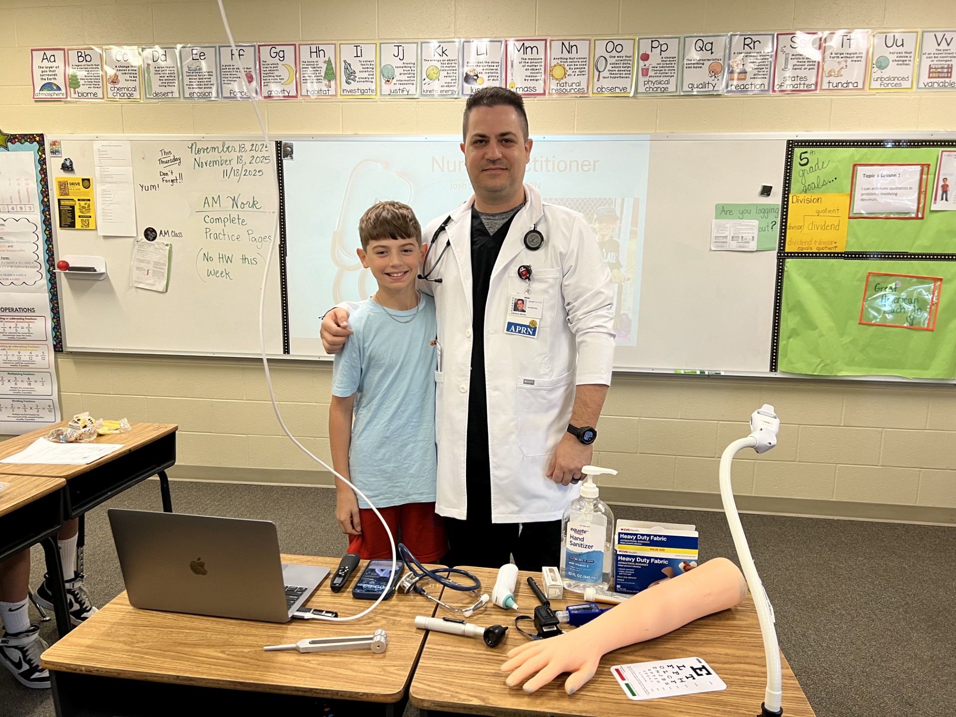 parent and student - <p>Check out these great photos from the Great American Teach-In!  A big THANK YOU to everyone who participated.</p>